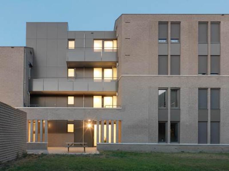 Projectlocatie Chapeau, waarbinnen het B1 project voorzieningen voor gierzwaluwen en vleermuizen zijn ingebouwd.
