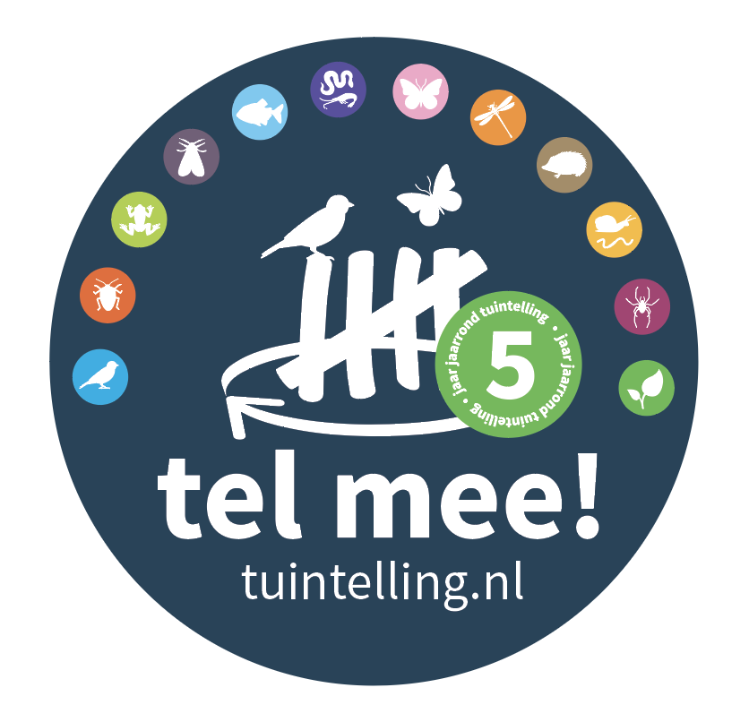 Logo 5 jaar Jaarrond Tuintelling